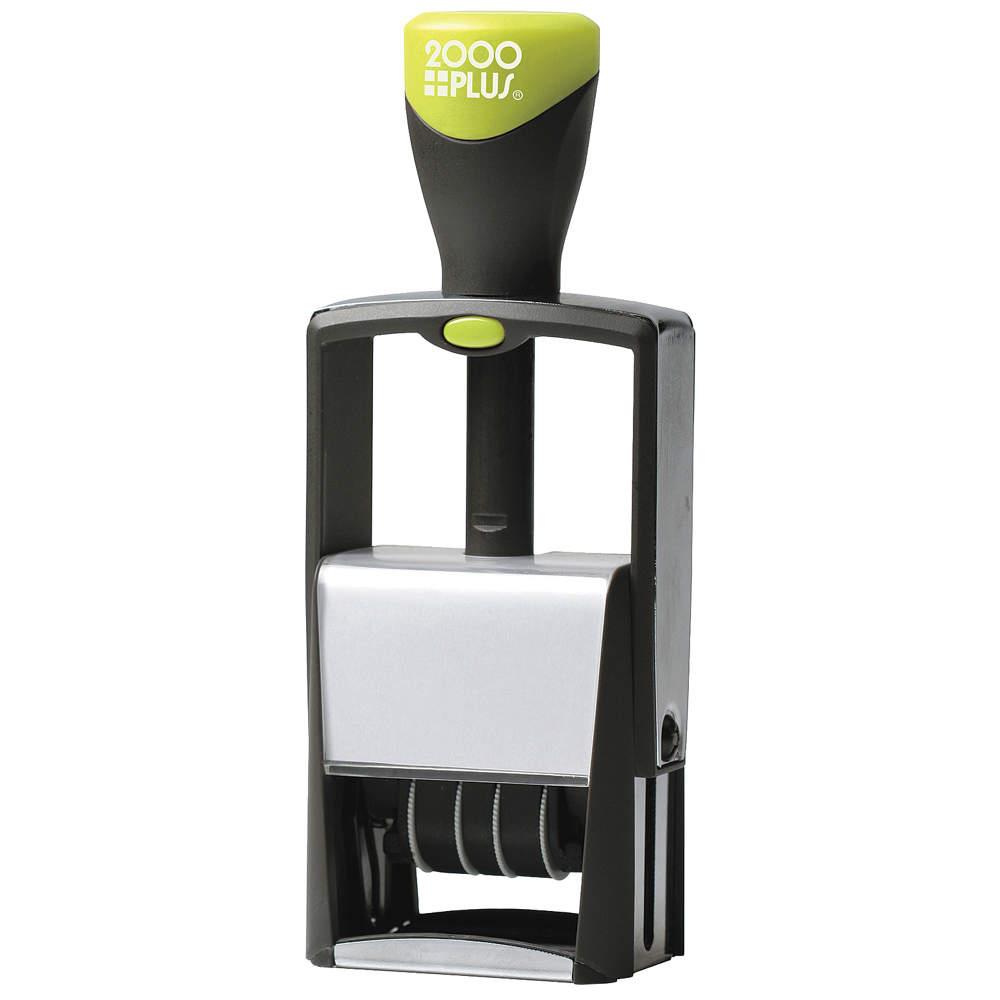 2000PLUS 038867 Self-Ink Microban Date Stamp, Font 14