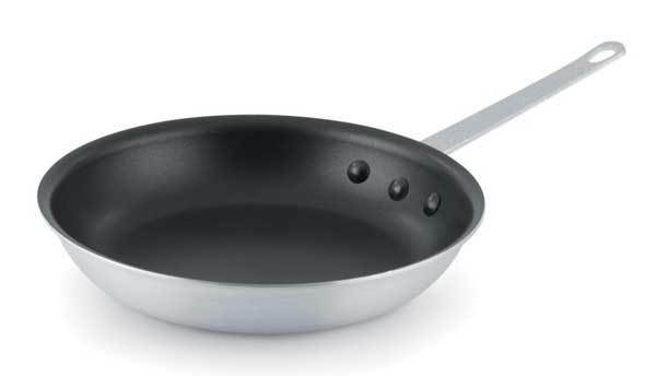 VOLLRATH N7008 Aluminum Fry Pan,Non-Stick,8 In. Dia.