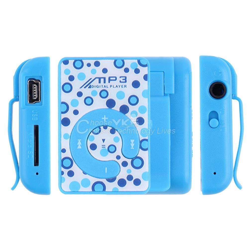Mini Clip USB MP3 Music Media Player With Micro SD/TF card Slot Support 1- 8GB