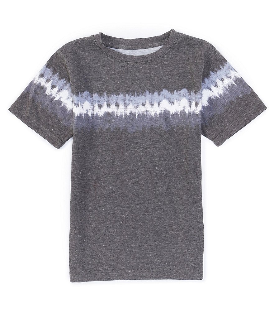 First Wave Little Boys 2T-7 Short-Sleeve Tie Dye Stripe Tee