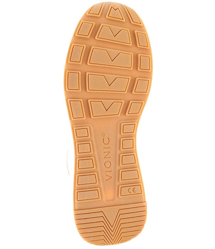 Vionic Rechelle Croc Embossed Lace-Up Sneakers