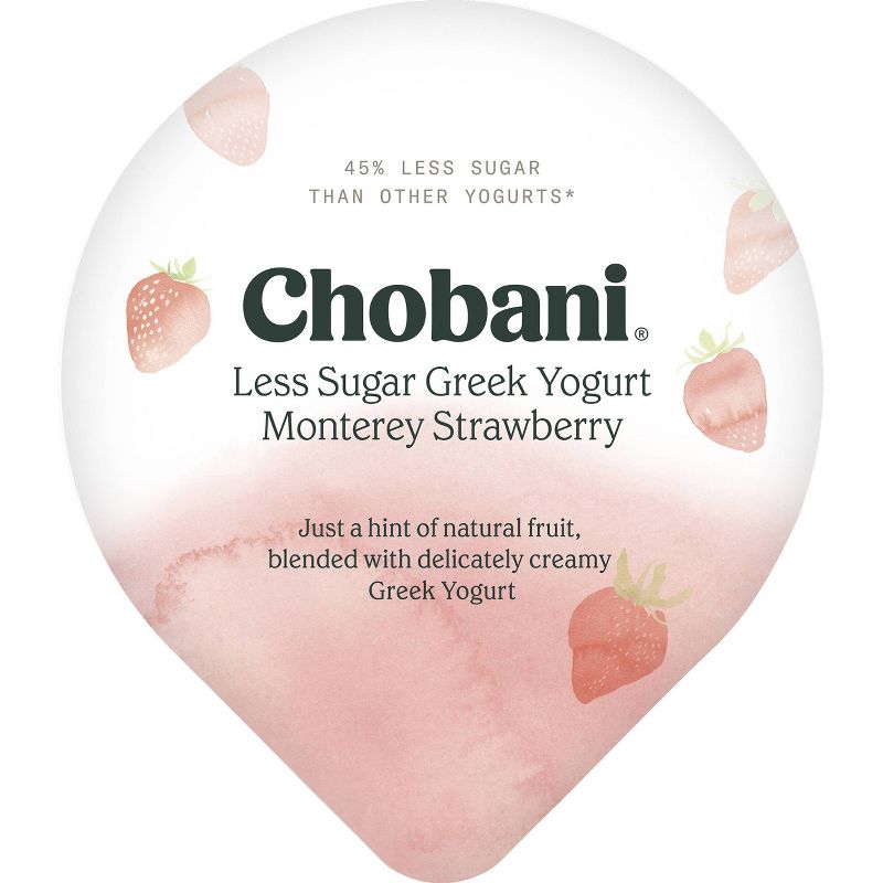 Chobani Monterey Strawberry Low Fat Blended Greek Yogurt - 5.3oz