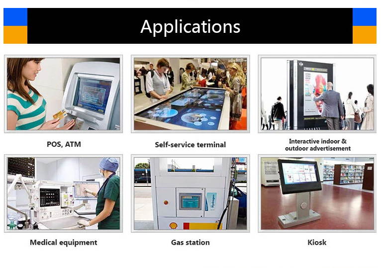 23.8" HD 1920x1080 IPS LCD Security Monitor Screen Input Audio Video Display for PC Computer Camera DVD Security CCTV DVR Home Office Surveillance with BNC Cable