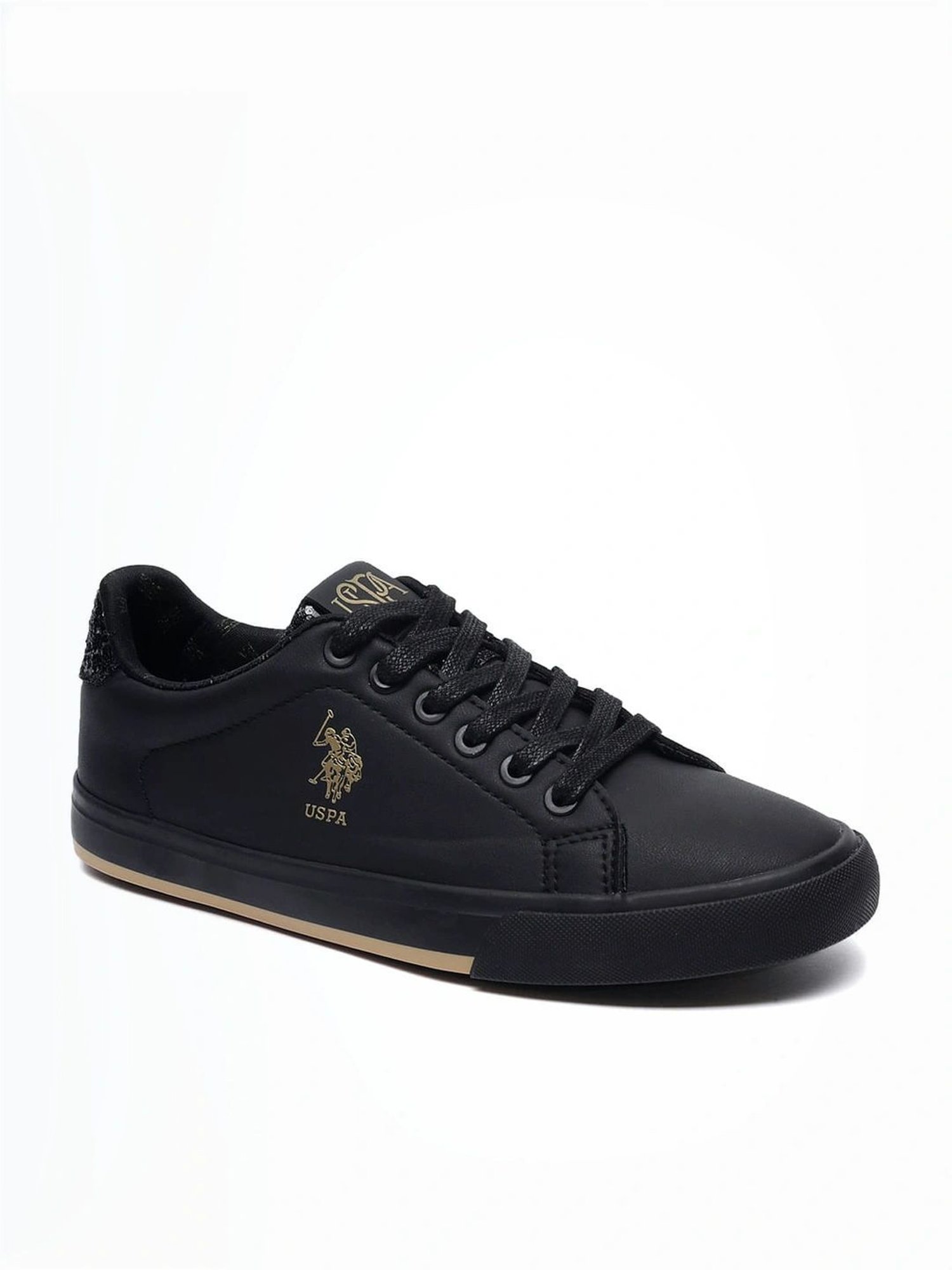 U.S. Polo Assn. Women's Black Sneakers