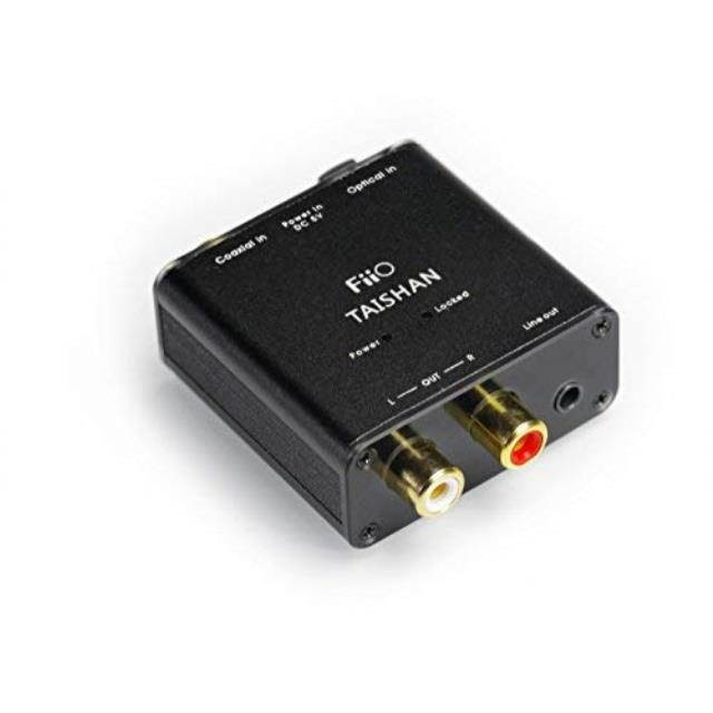 fiio d3 d03k essential edition digital to analog audio converter  192khz/24bit optical and coaxial dac  without ac adaptor