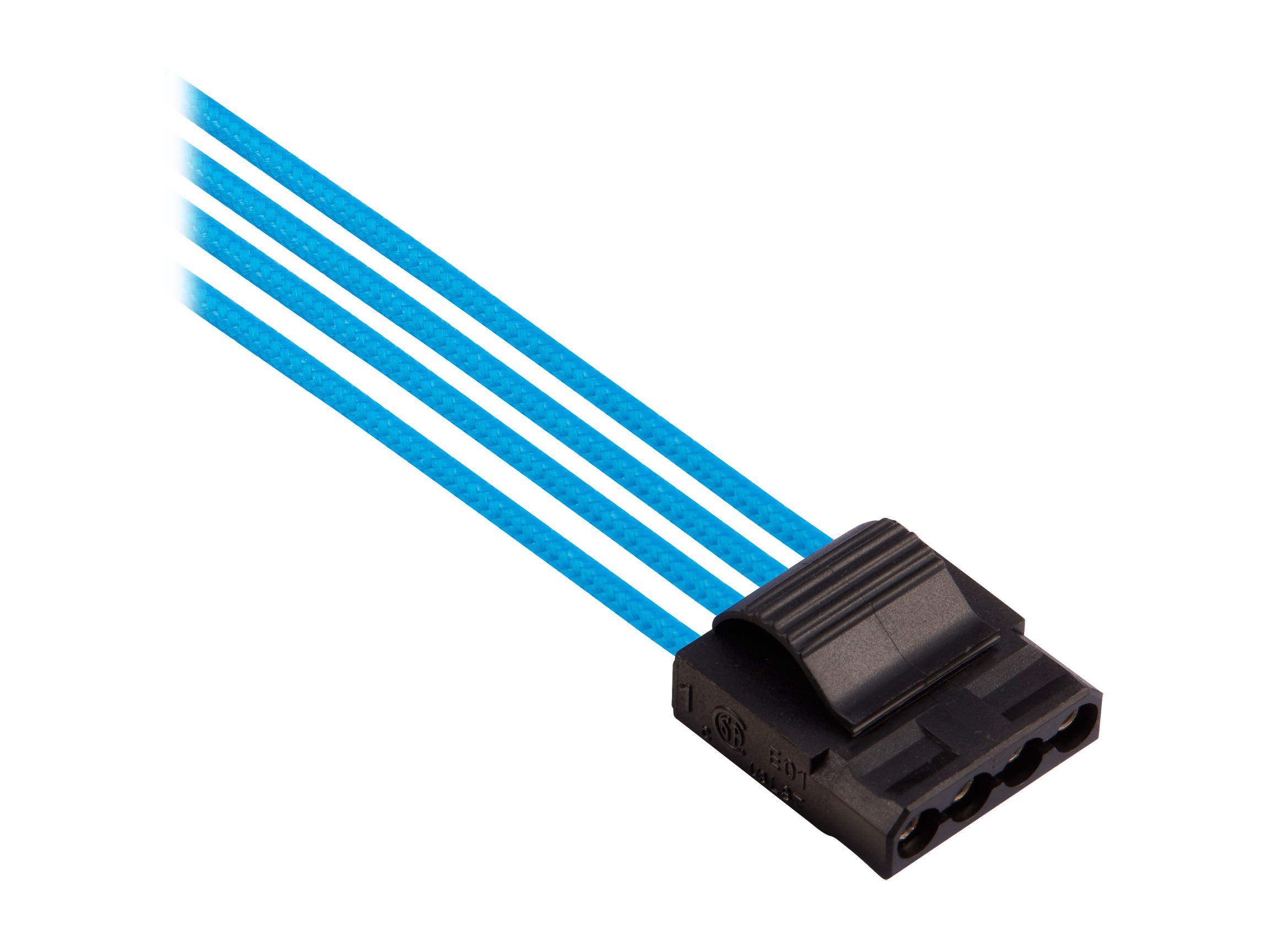 Micro Connectors 30cm Addressable RGB (ARGB) 1 to 4 Splitter Cable with/5 Male Pins (F04-04ARGB-30)