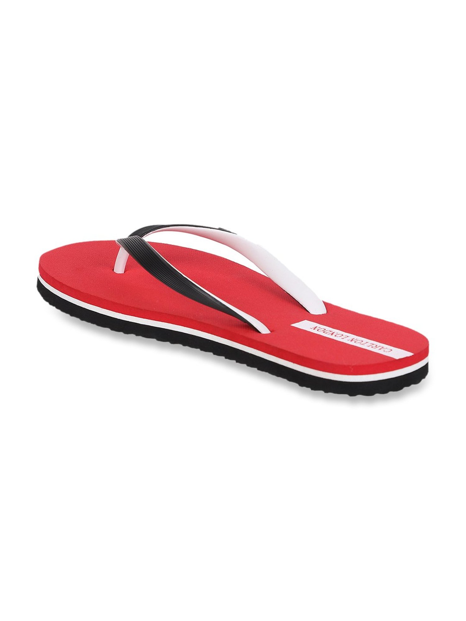 Carlton London Women's Red Flip Flops
