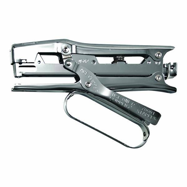 Ace Clipper Stapler Lightweight 210 Staple Capacity Chrome 07020