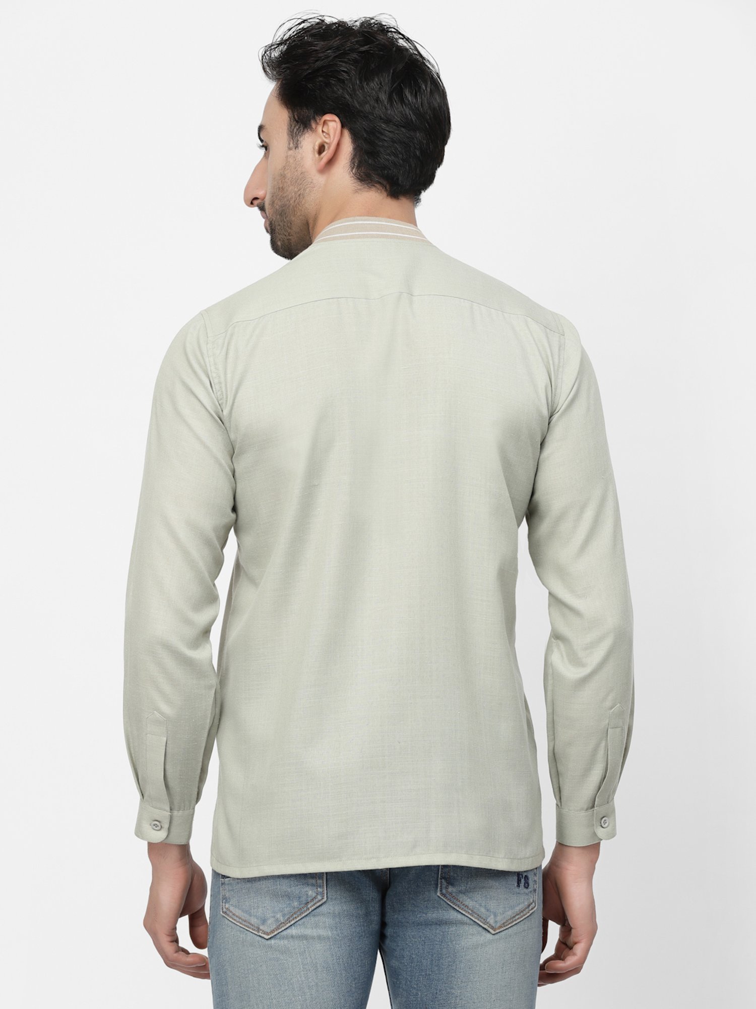 Lela Green Regular Fit Self Design Shirt