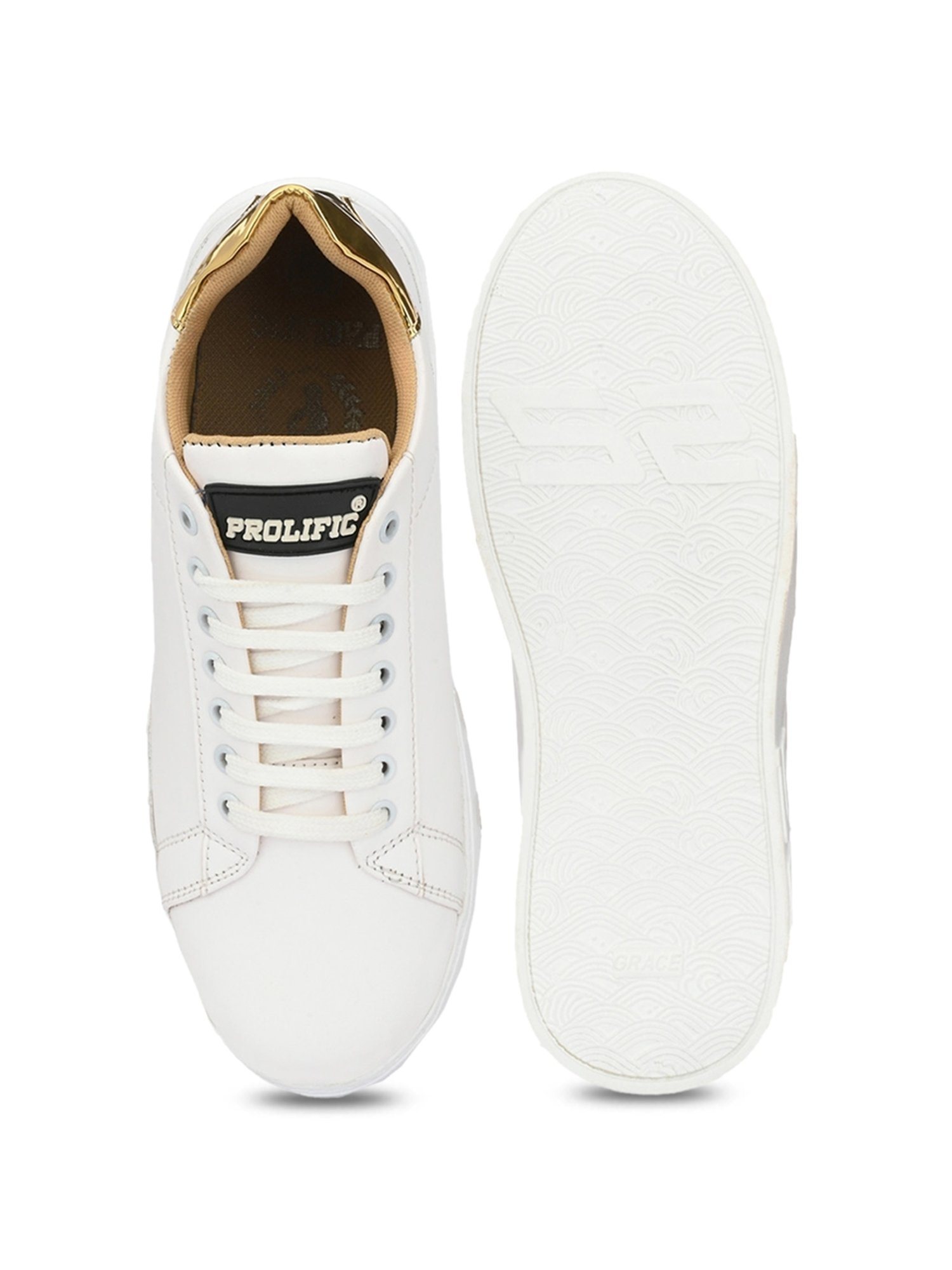 Prolific Men's Snow White Casual Sneakers