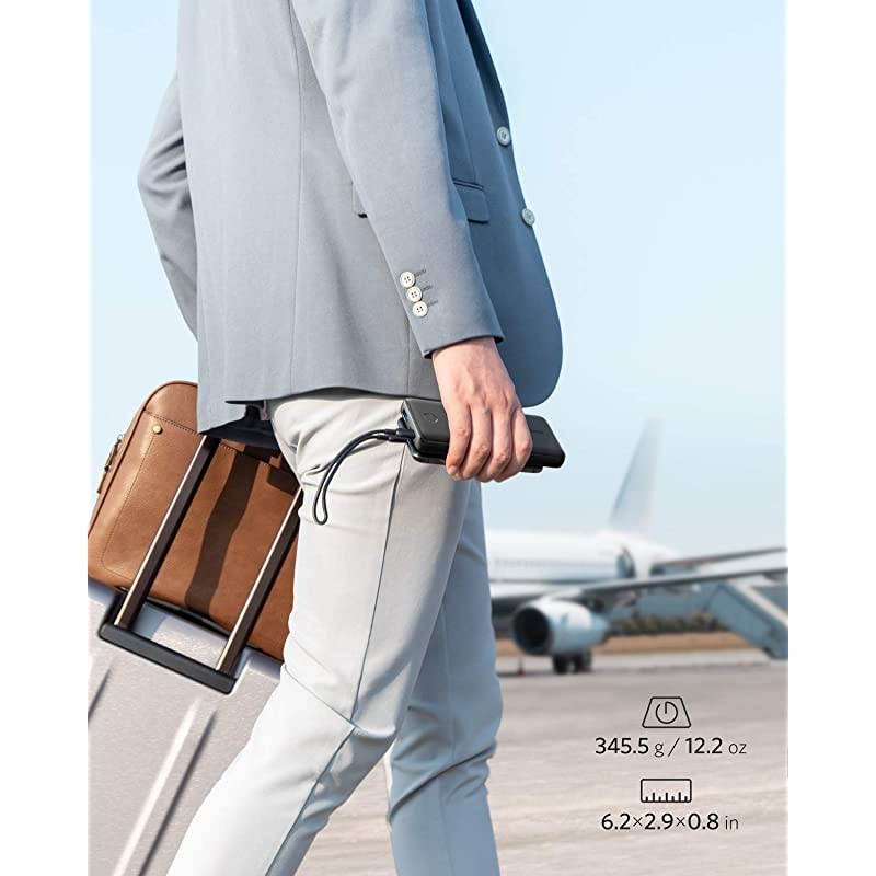 USB C Power Bank PowerCore Essential 20000 PD 18W Power Bank HighCapacity 20000mAh Portable Charger Battery Pack for iPhone 12MiniProMax Pro11X8 Samsung PD Charger Not Included