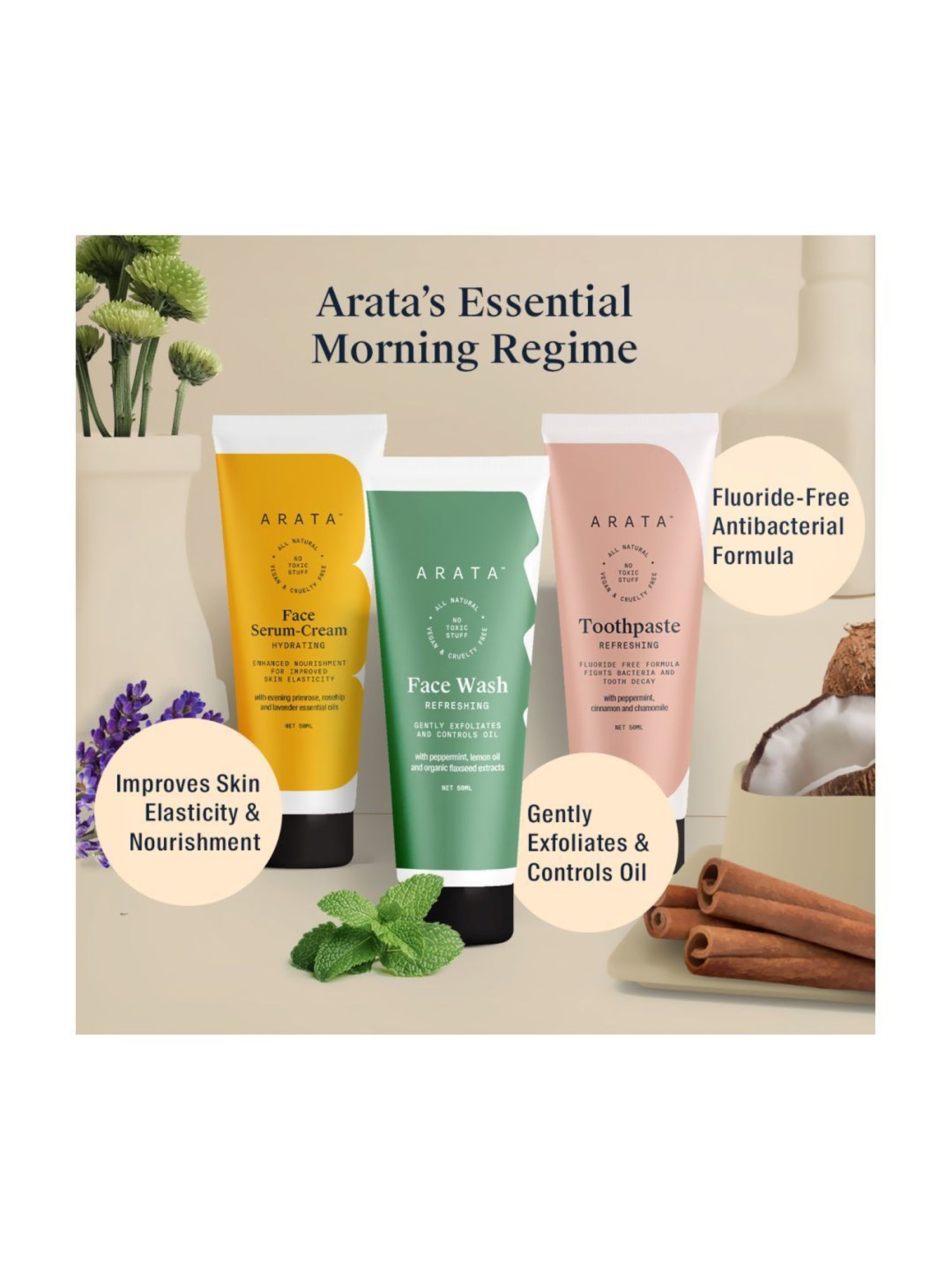 Arata Essential Morning Regime