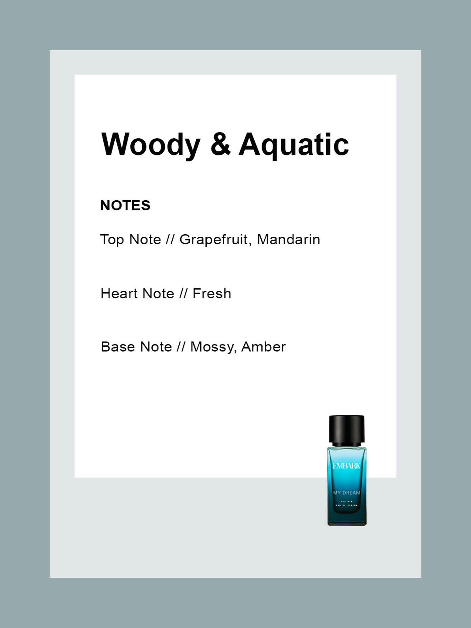 Embark My Dream Eau de Parfum for Men - 30 ml