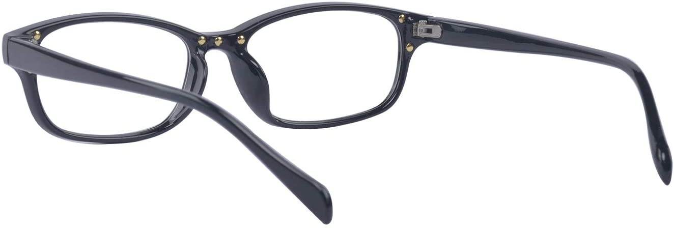 Children Kids Teens Blue Light Filter Computer Glasses for Blocking Anti Eye Eyestrain Transparent Lens Black Frame