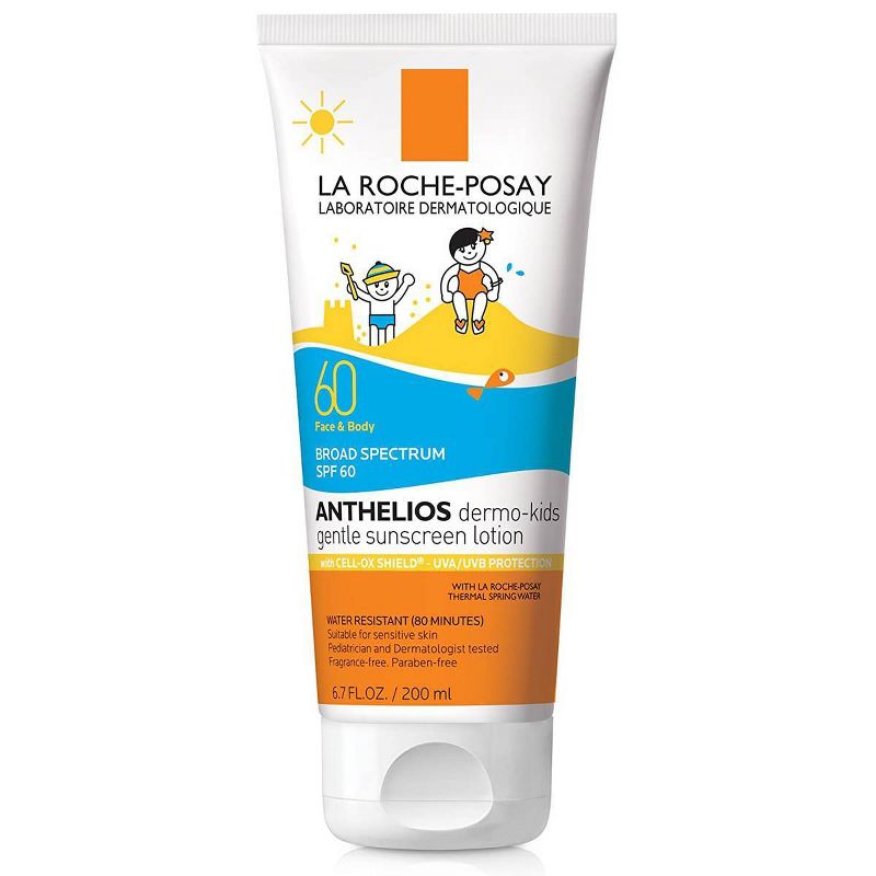 La Roche-Posay Anthelios Kids Gentle Sunscreen Lotion for Face and Body- SPF 60 - 6.7oz