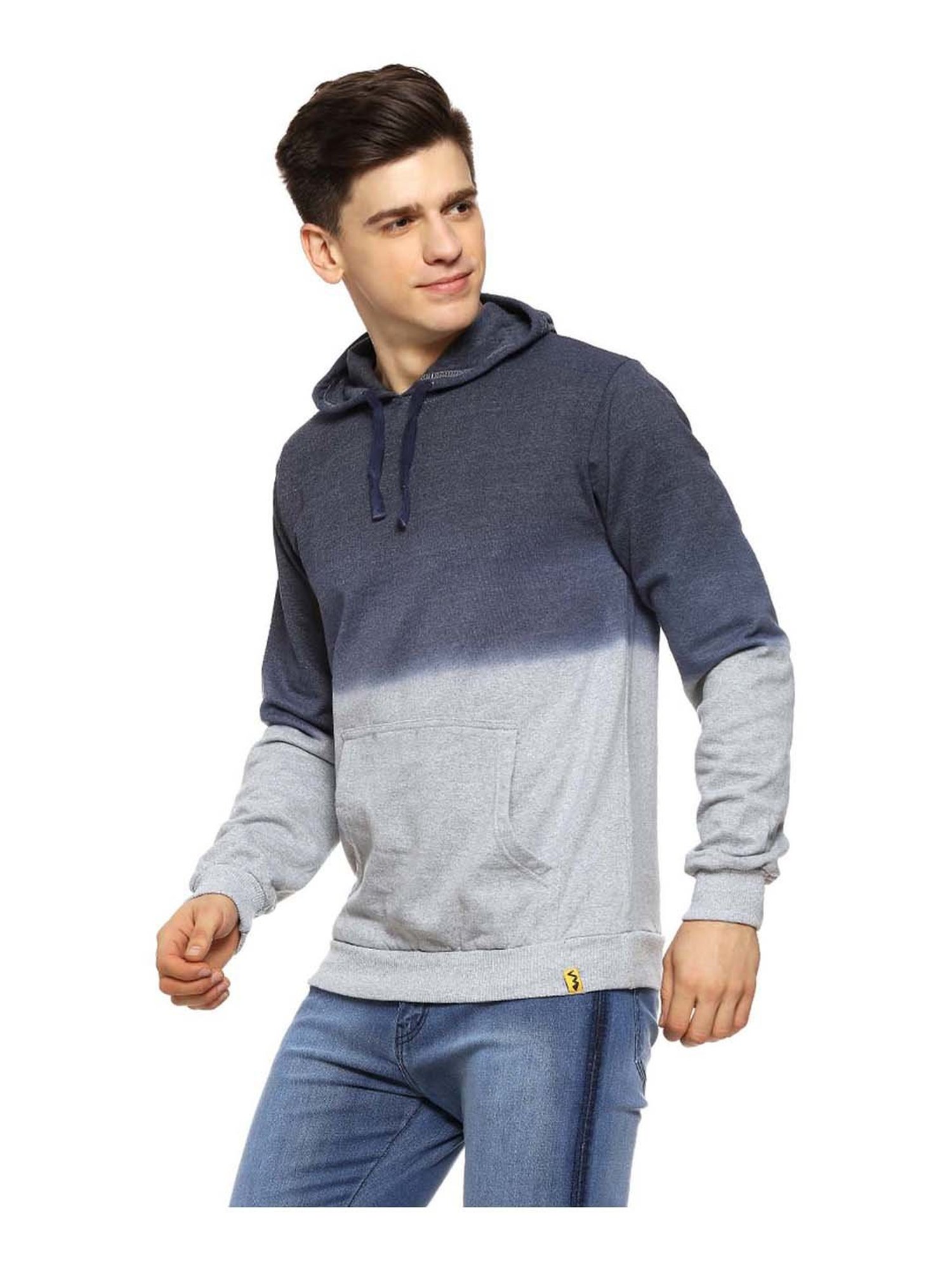 Forca Black Regular Fit Printed Sweatshirt