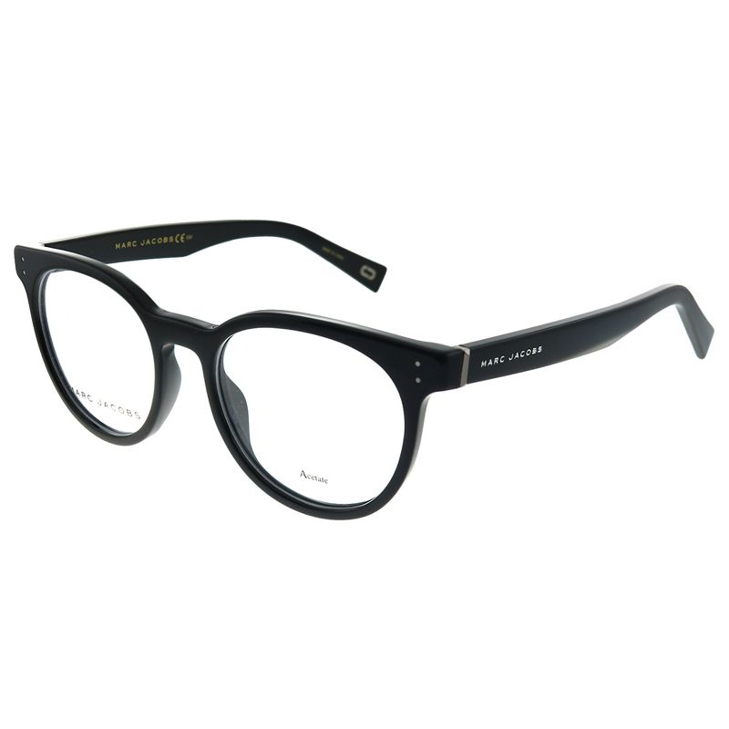 Marc Jacobs Marc 126 807 Unisex Oval Eyeglasses Black 49mm