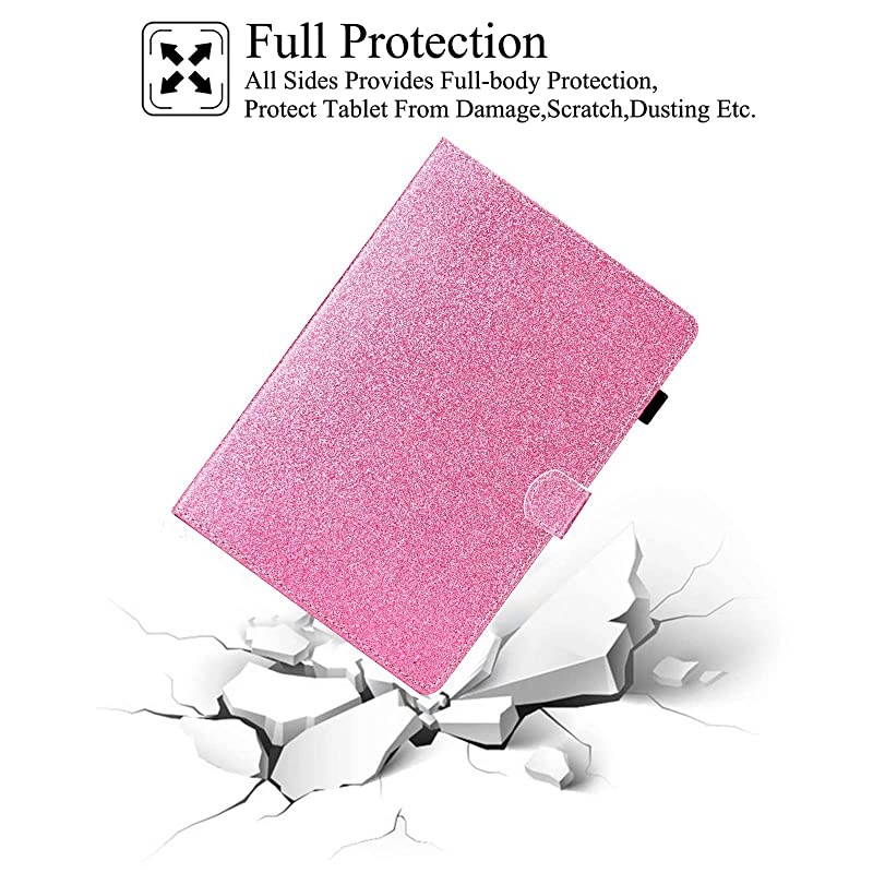 Kindle 10th Gen 2019 Case, Folio Smart Cover with Auto Wake/Sleep Feature Premium PU Leather Cards Slots Slim Cover for All-New Kindle 10th Generation 2019 Release 6" Reader (Pink)