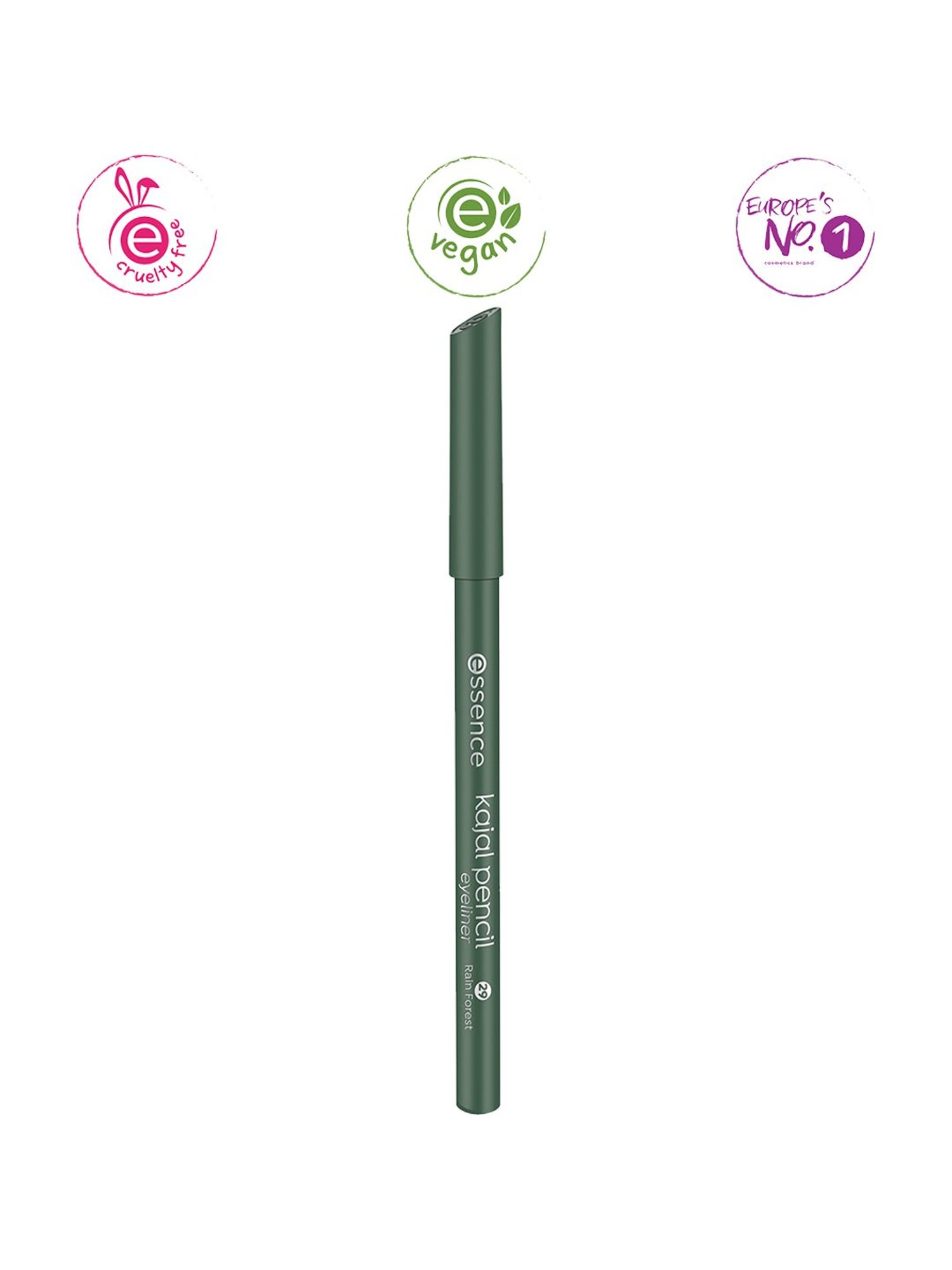 Matt Look Single Stroke Super Glide Eyeliner Kohl Kajal Bottle Green - 1.3 gm