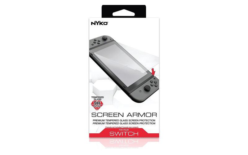 Nyko Screen Armor w/ Tempered Glass Screen Protector for Nintendo Switch