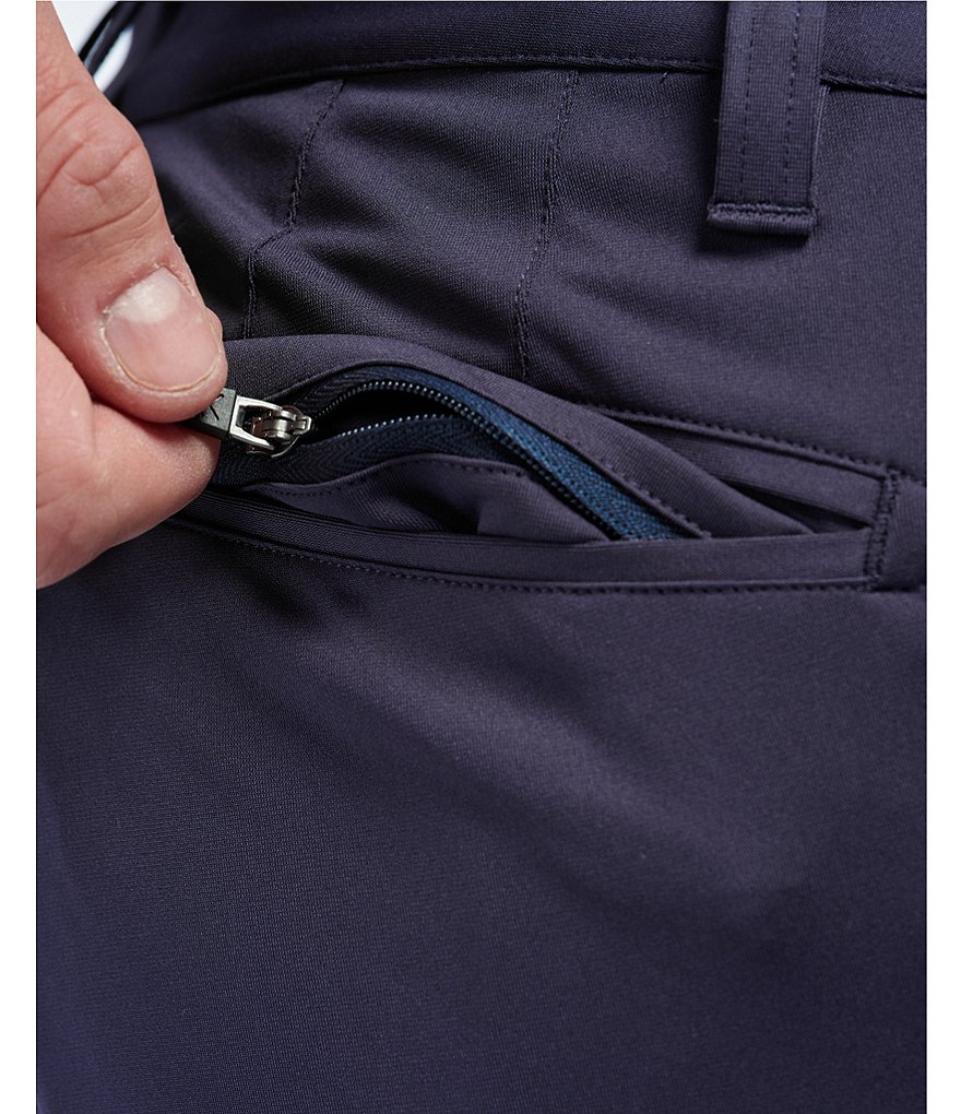 RHONE Slim-Fit Flat-Front Commuter Stretch Pants