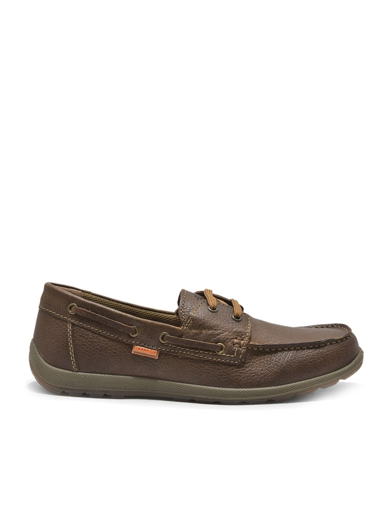 Woodland Men's Camel Boat Shoes