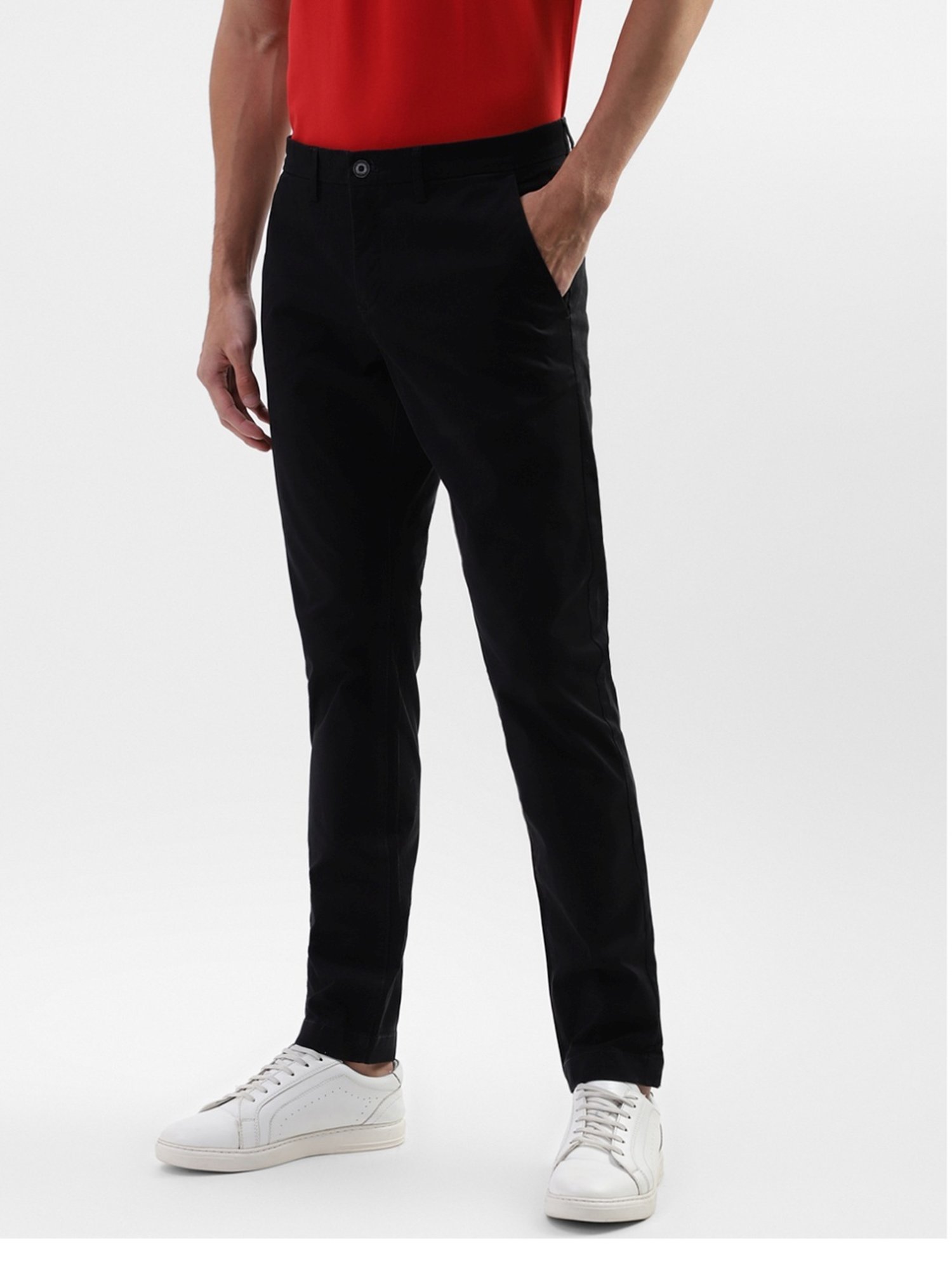 Bruun & Stengade Black Slim Fit Chinos