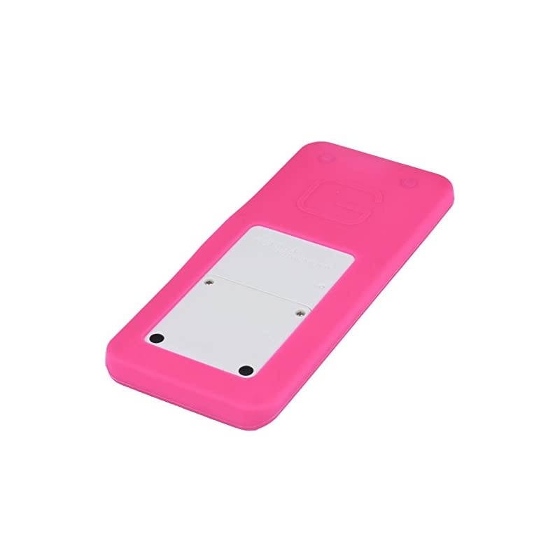 Silicone Case for Texas Instruments TI84 Plus CE Color Edition Graphing Calculator With Screen protector and Graphing Ruler Pink
