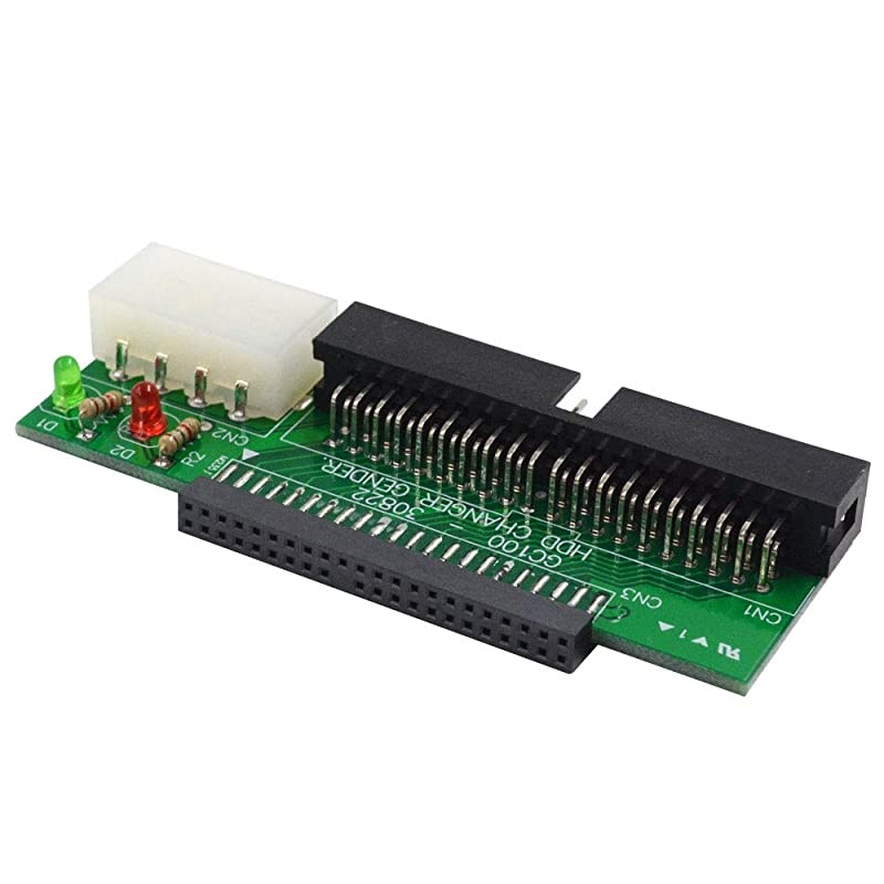 Laptop IDE to Desktop PC Adapter 25 inch 44 Pin HDD Hard Disk Drive or SSD to 40 Pin 35 inch PATA Port Converter Card