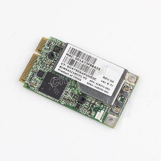 HP Broadcom BCM4321 MiMO N mini PCIe Wireless Wifi Card Network Wlan Module
