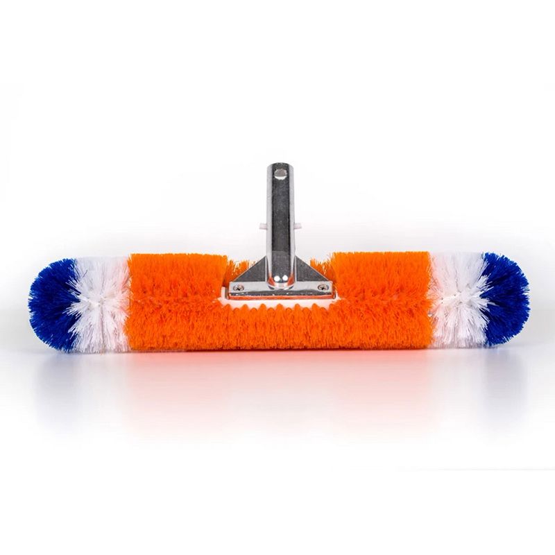 Blue Torrent 18" 360 Degree Brush Around Polypropylene Bristles Above and In Ground Swimming Pool Wall and Floor Cleaning Brush Attachment Accessory
