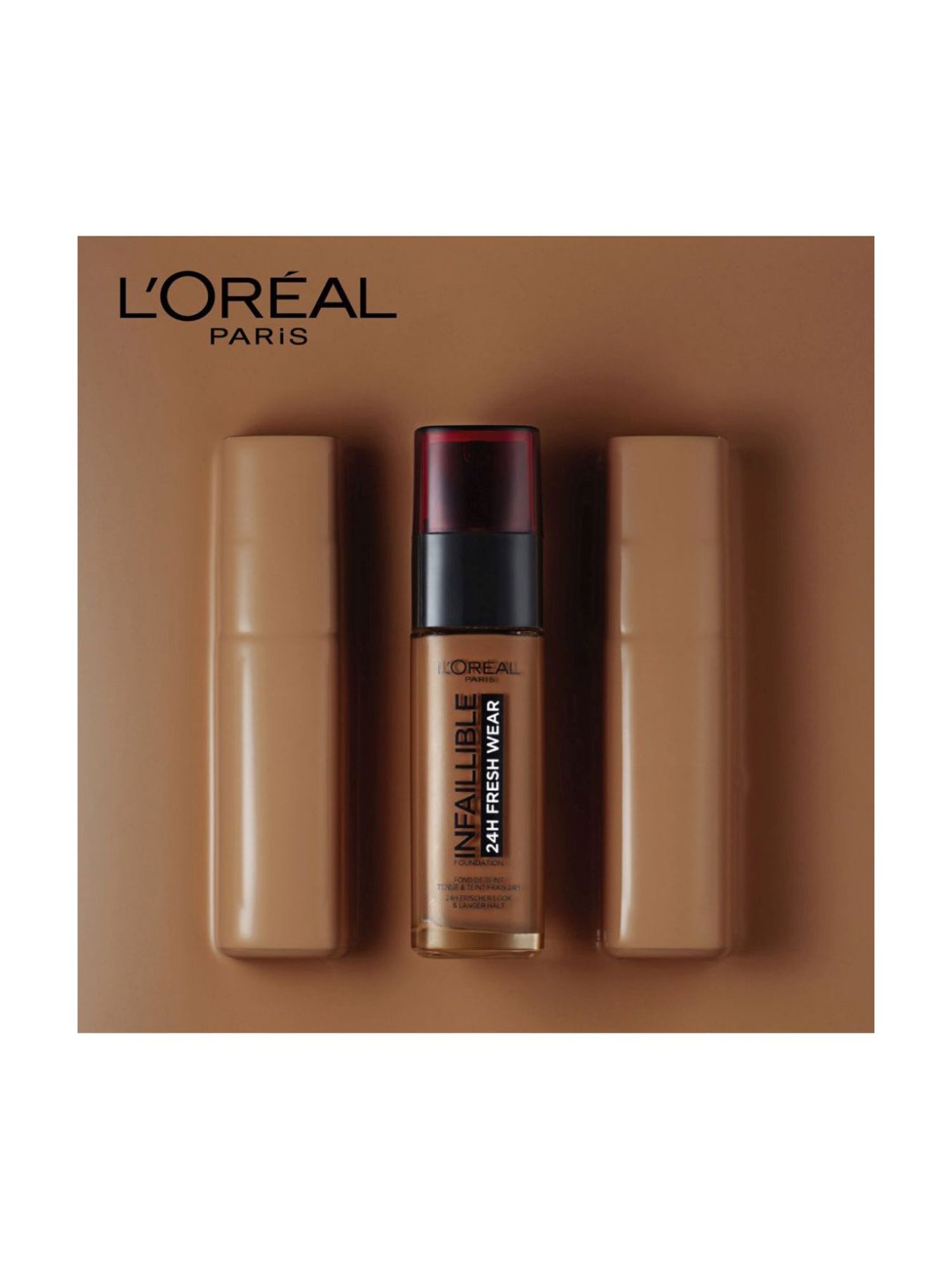 L'Oreal Paris Infallible 32H Fresh Wear Foundation - 125 Natural Beige, 30ml