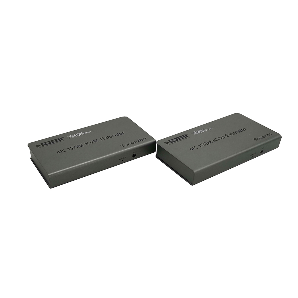 XOLORspace HT006 4k HDMI KVM Extender over IP up to 120m by CAT6 cable with Loop out and IR return signal