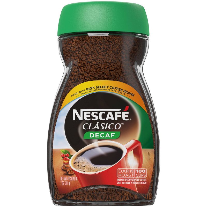 Nescafe' Clasico Decaf Dark Roast Coffee  -7oz