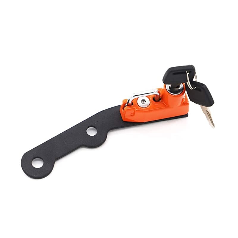 Helmet Lock for Yamaha XSR900 2015-2016 MT-09 2013-2017 FZ-09 2013-2017 FJ-09 2013-2017 - Orange