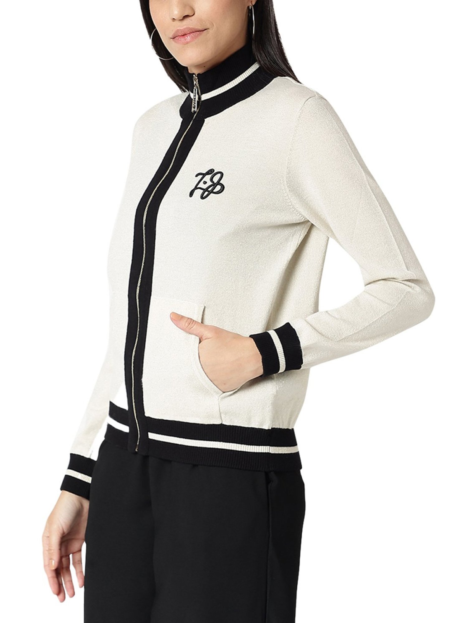 Liu Jo Off White Regular Fit Sweatshirt