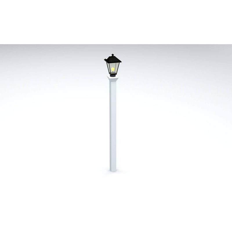 72" EZ Mount Lamp Post White - Vita