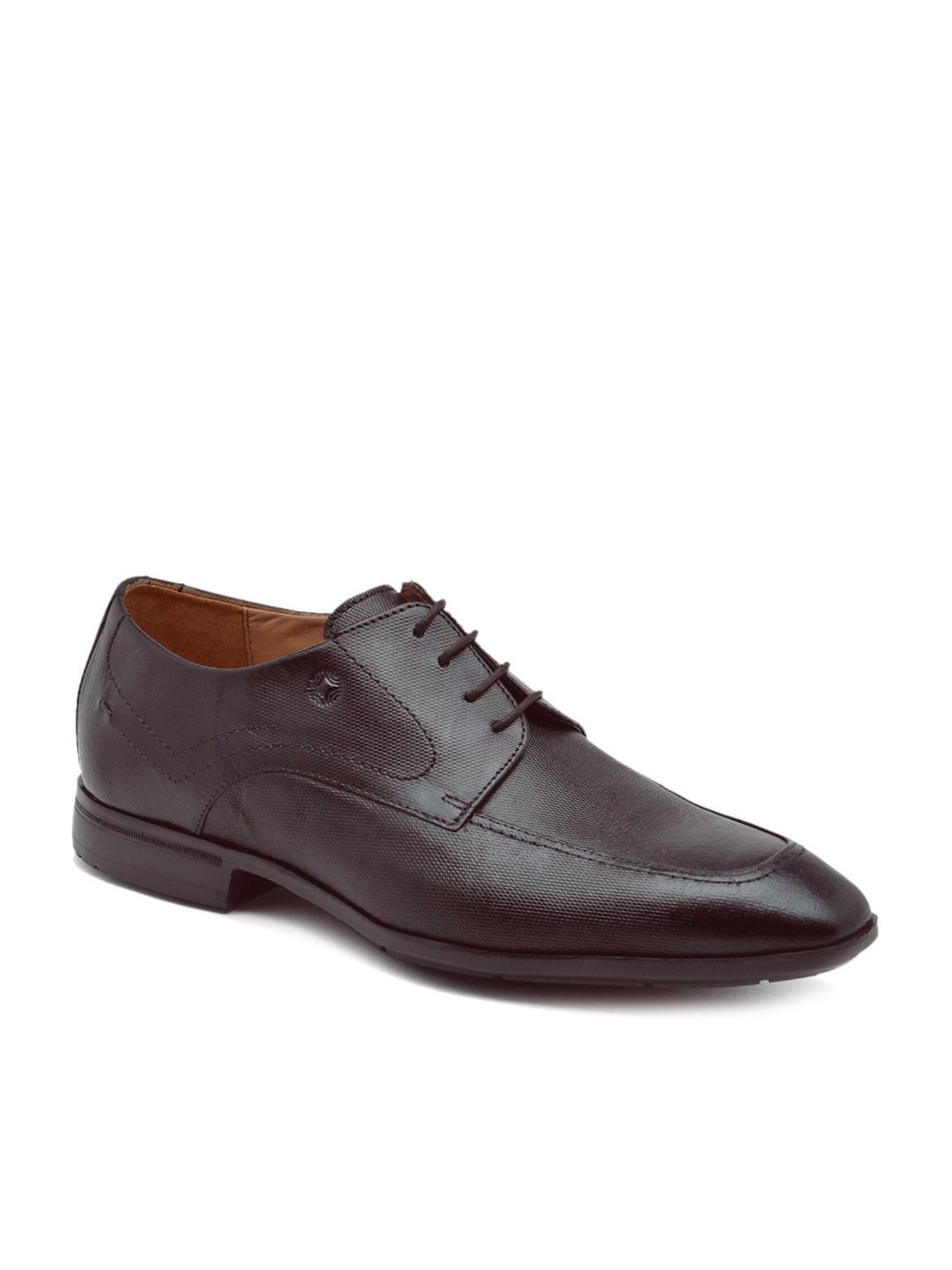 Ruosh Men's Brown Derby Shoes