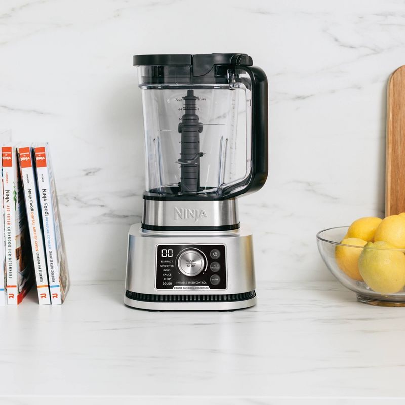 Ninja Foodi Power Blender & Processor System with Smoothie Bowl Maker and Nutrient Extractor + 4in1 Blender + Preset