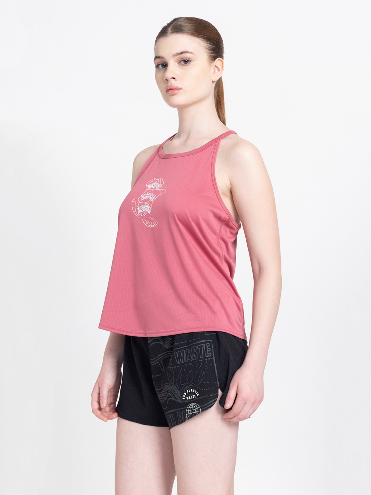 Columbia Pink Regular Fit Sports T-Shirt