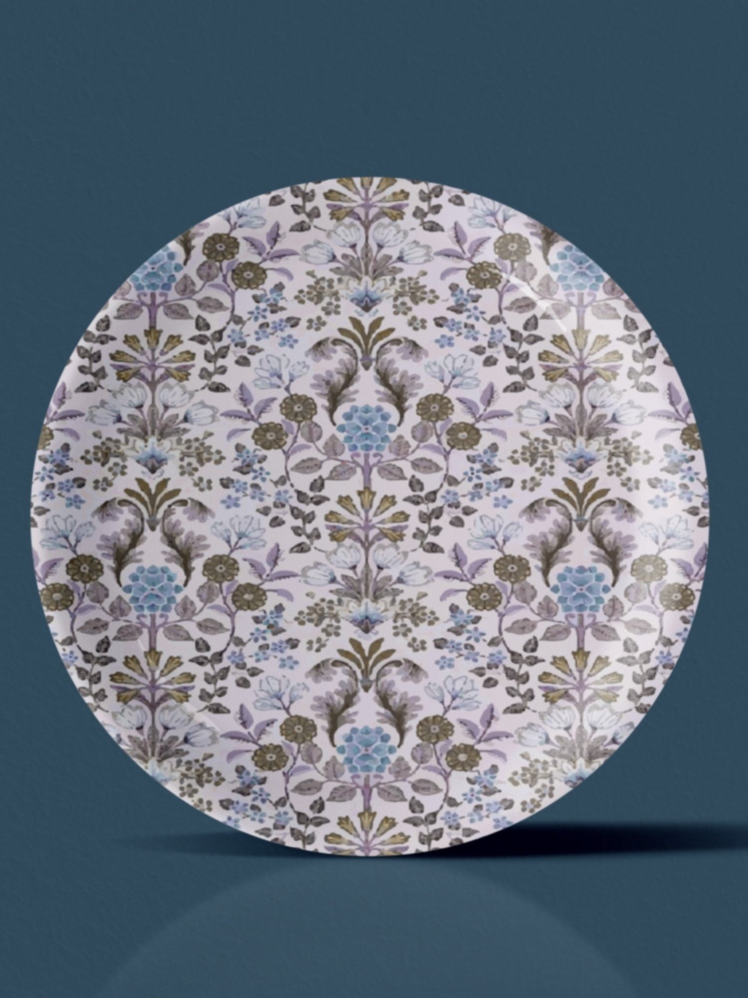 Nestroots Ethnic Designer Multicolor Porcelain Wall Plate