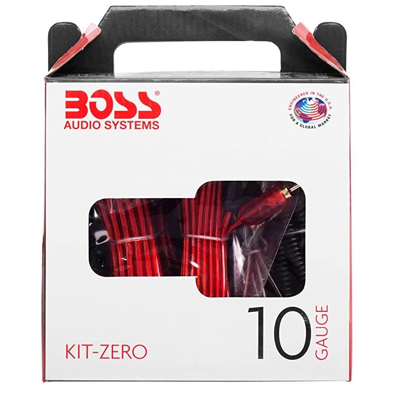KITZERO 10 Gauge Wiring Installation Kit for Car Amplifiers A Car Amplifier Wiring Kit Helps You Make Connections and Brings Power to Your Radio Subwoofers and Speakers