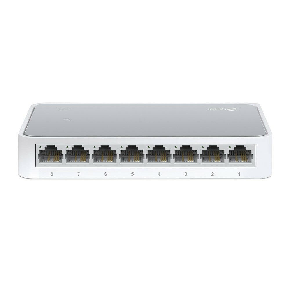 TP-Link TL-SF1008D 8-Port Fast Ethernet 10/100Mbps Unmanaged Desktop Switch