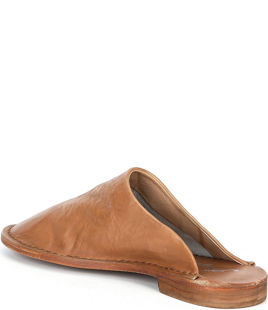 Free People Blake Stitch Down Leather Mules