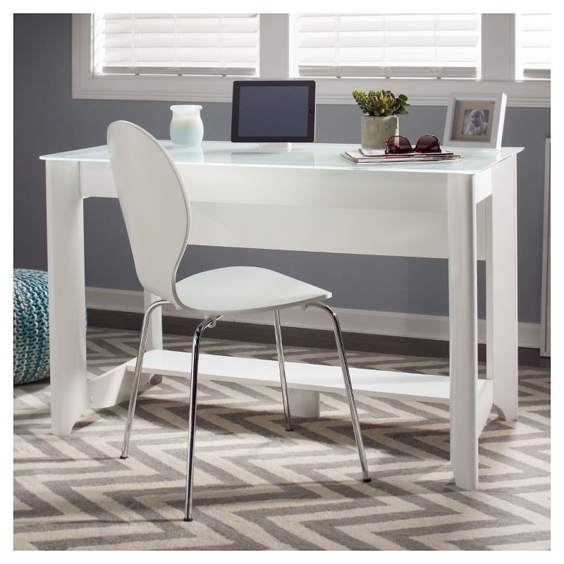 Aero Writing Desk - White - Bush Furniture