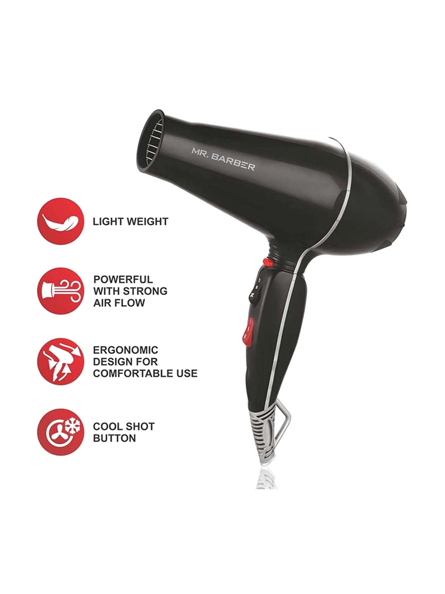 Nova Nv-1290 1000W Professional Hair Dryer