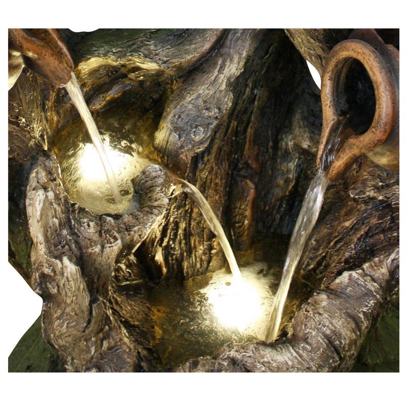 Ceramic Cascading Vines Garden Fountain - Acorn Hollow