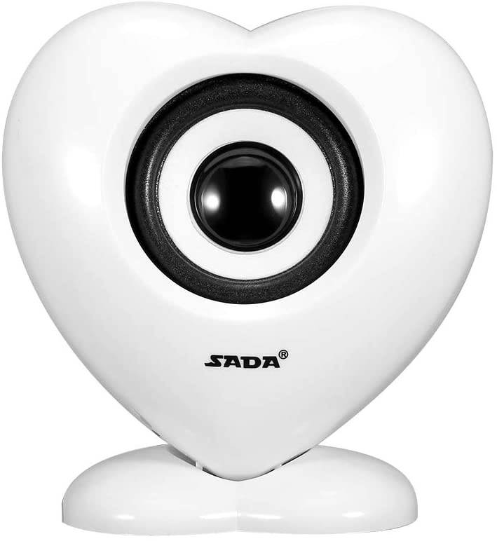 Docooler V-188 Digital Speaker Mini 3.5mm Wired Speaker Portable USB-Powered Speaker 3W Output for Mobile Phone Laptop Computer