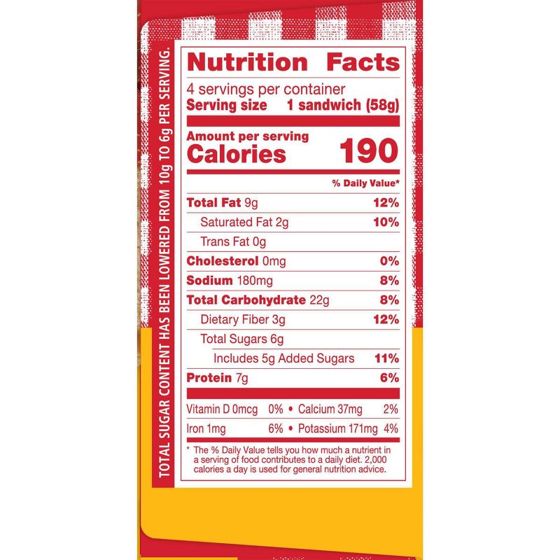 Smucker's Uncrustables Frozen Whole Wheat Peanut Butter & Strawberry Jam Sandwich - 8oz/4ct