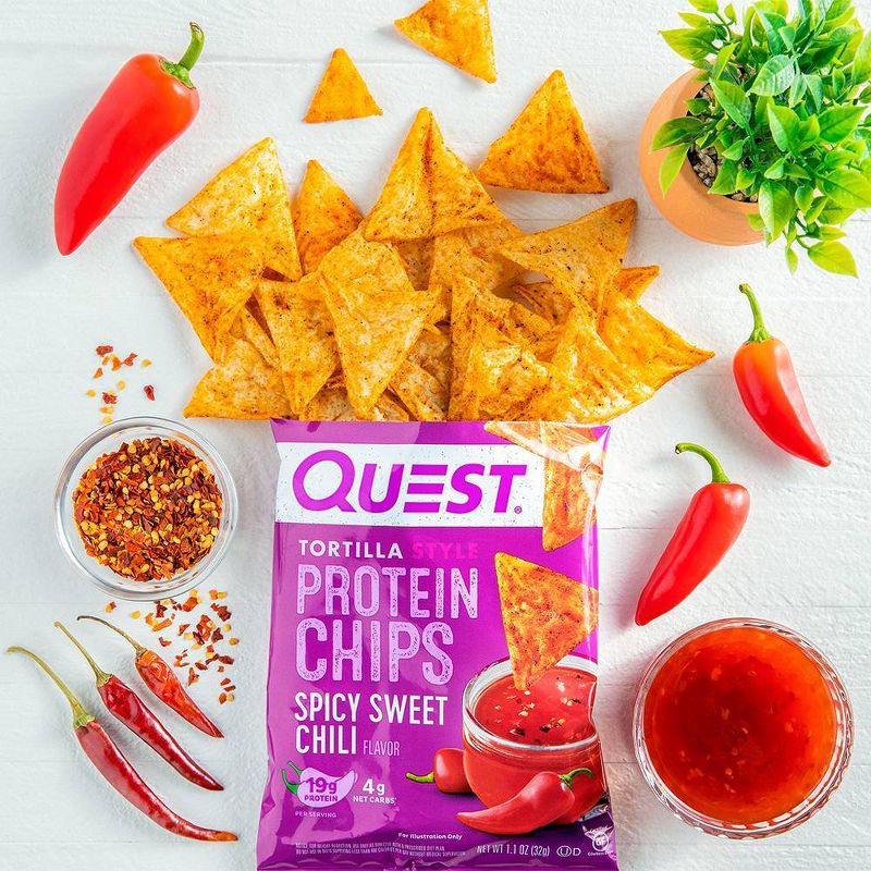 Quest Nutrition Tortilla Spicy Sweet Chili Chips - 4ct/1.1oz